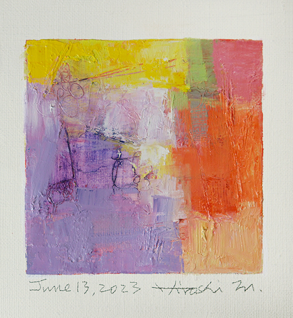hiroshi matsumoto 9x9 paintings