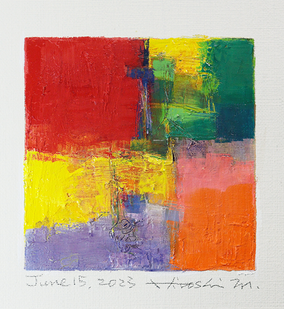 hiroshi matsumoto 9x9 paintings