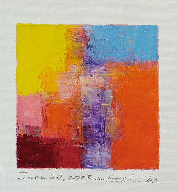 hiroshi matsumoto 9x9 paintings