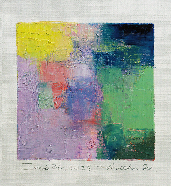 hiroshi matsumoto 9x9 paintings