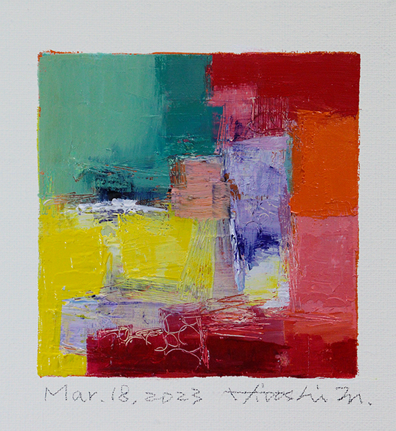hiroshi matsumoto 9x9 paintings
