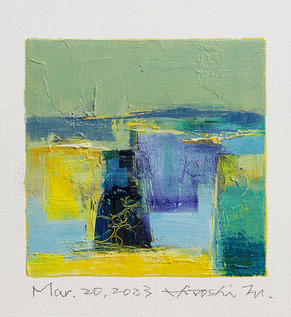 hiroshi matsumoto 9x9 paintings