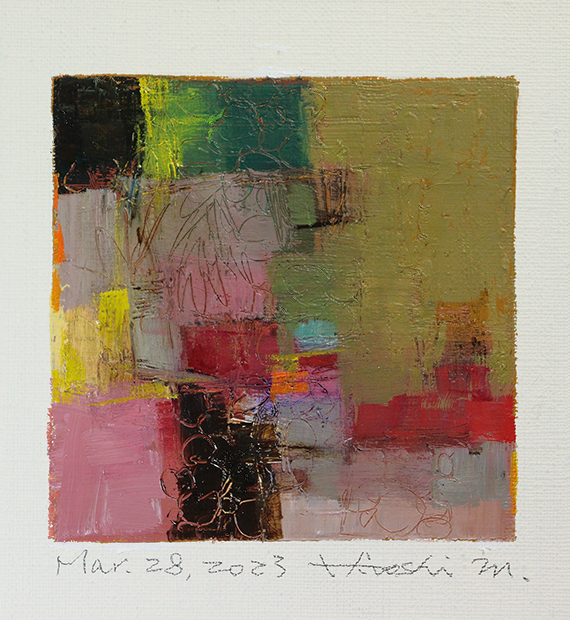 hiroshi matsumoto 9x9 paintings