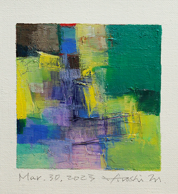 hiroshi matsumoto 9x9 paintings