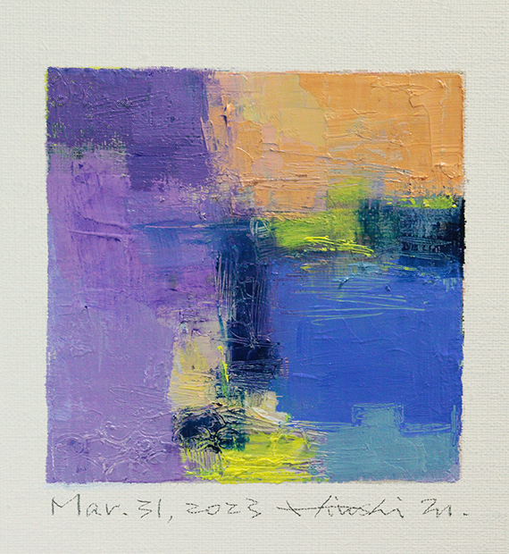 hiroshi matsumoto 9x9 paintings