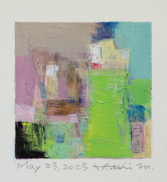 hiroshi matsumoto 9x9 paintings