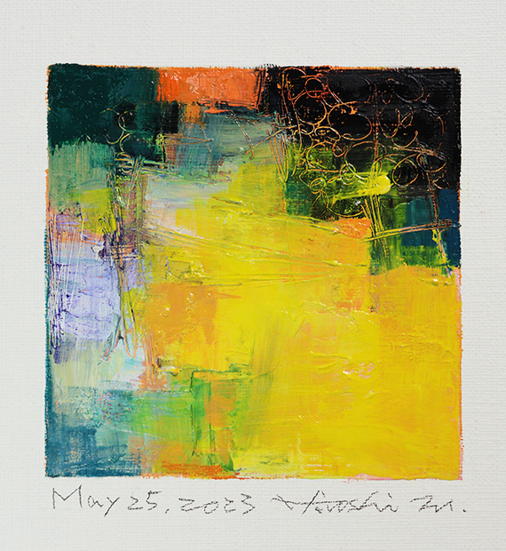 hiroshi matsumoto 9x9 paintings