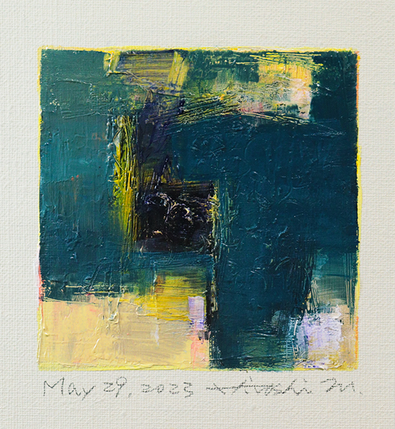 hiroshi matsumoto 9x9 paintings