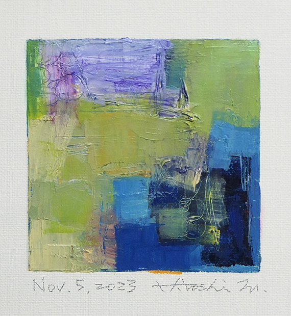 hiroshi matsumoto 9x9 paintings