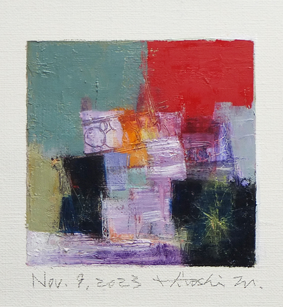 hiroshi matsumoto 9x9 paintings