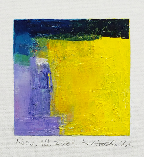 hiroshi matsumoto 9x9 paintings