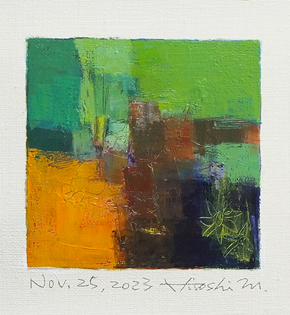 hiroshi matsumoto 9x9 paintings