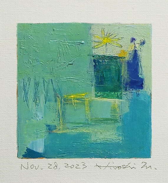 hiroshi matsumoto 9x9 paintings