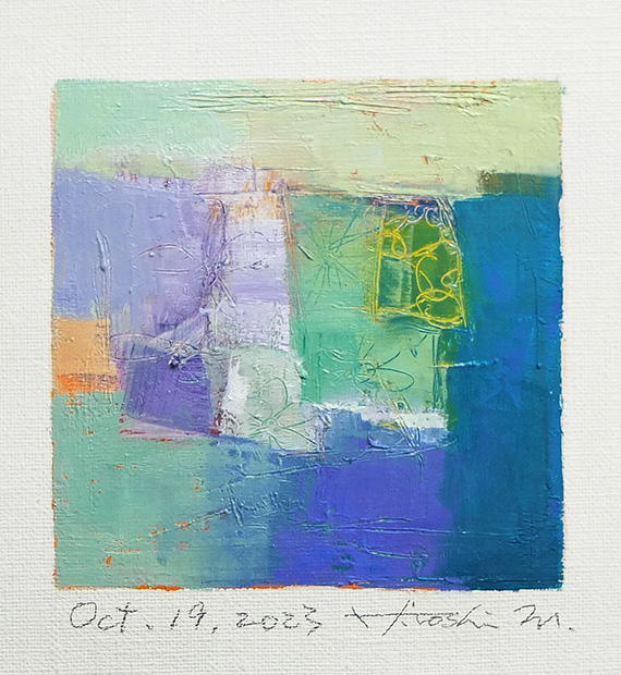 hiroshi matsumoto 9x9 paintings