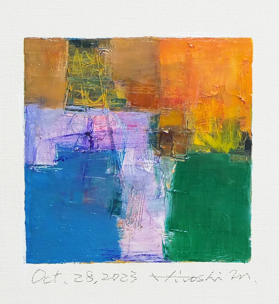 hiroshi matsumoto 9x9 paintings