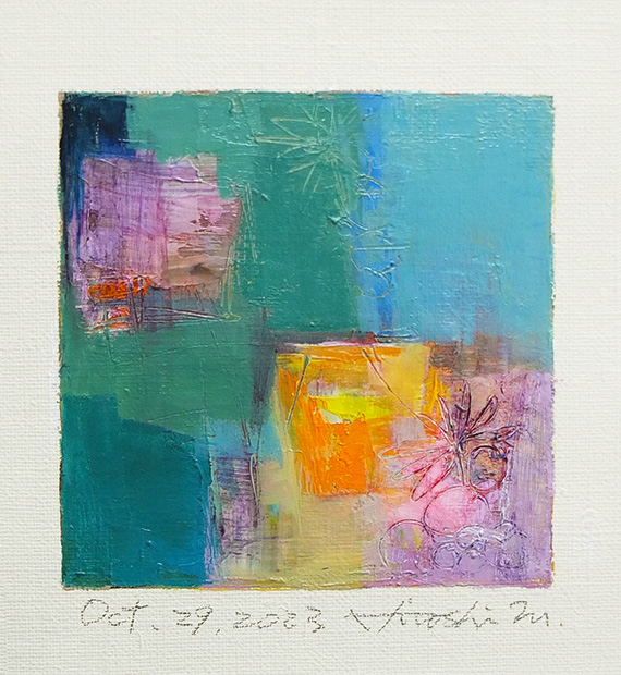 hiroshi matsumoto 9x9 paintings