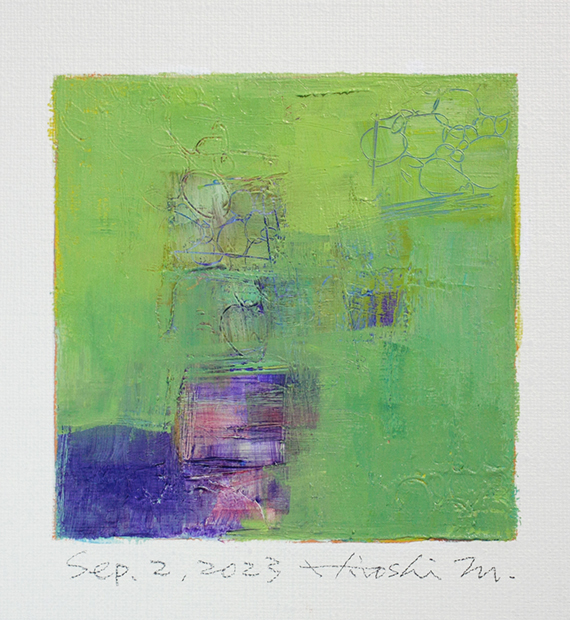 hiroshi matsumoto 9x9 paintings