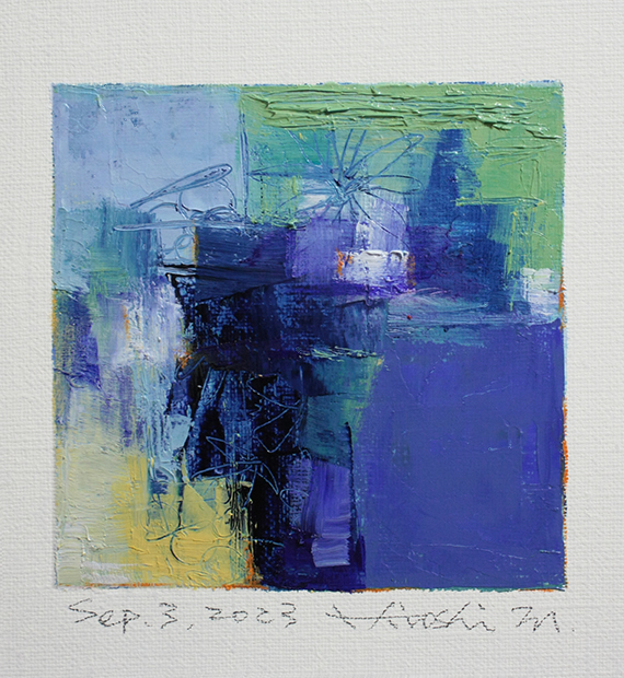 hiroshi matsumoto 9x9 paintings