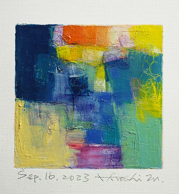 hiroshi matsumoto 9x9 paintings