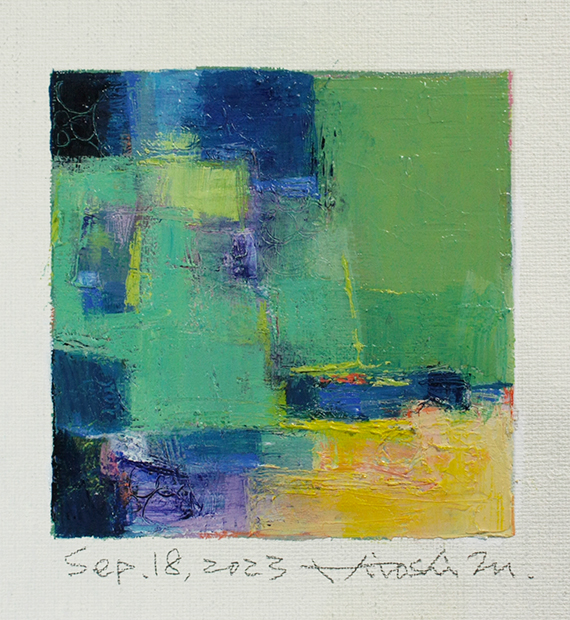 hiroshi matsumoto 9x9 paintings