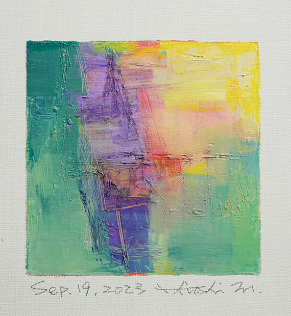 hiroshi matsumoto 9x9 paintings