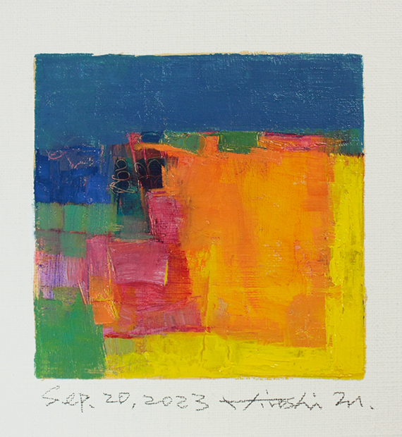 hiroshi matsumoto 9x9 paintings