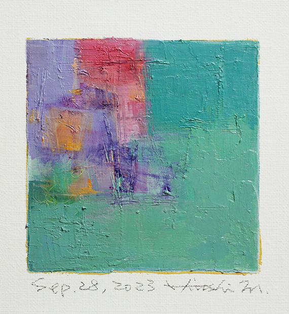 hiroshi matsumoto 9x9 paintings