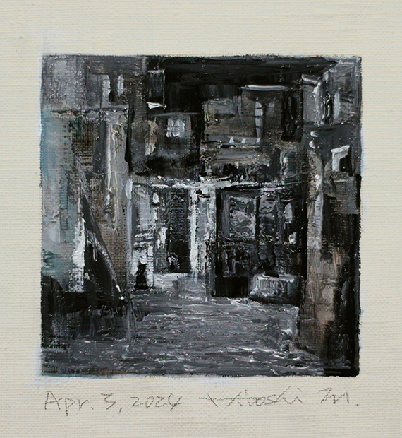 hiroshi matsumoto 9x9 paintings