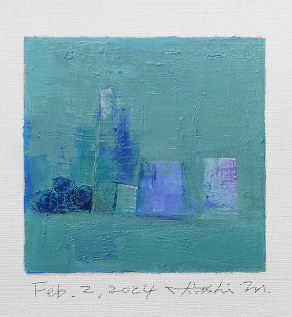 hiroshi matsumoto 9x9 paintings