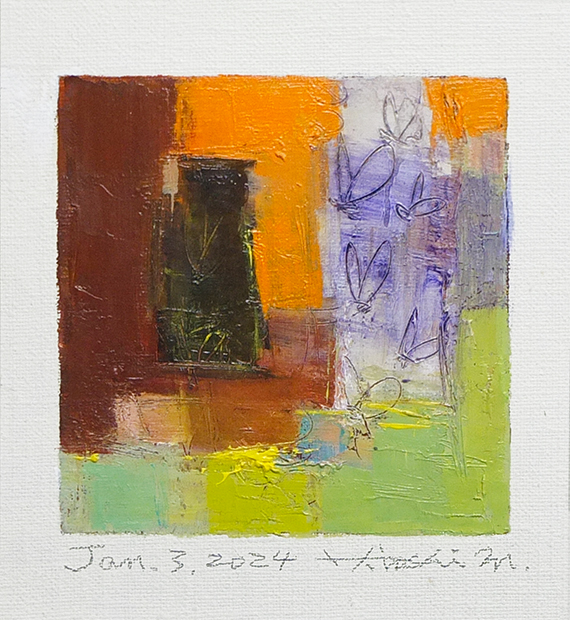 hiroshi matsumoto 9x9 paintings