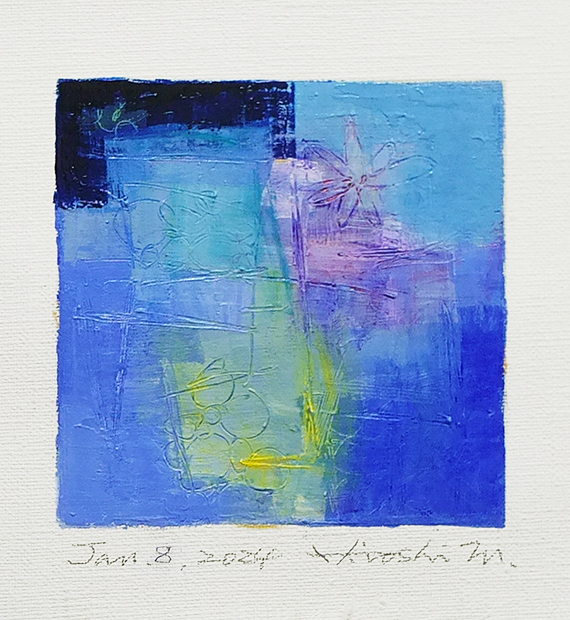 hiroshi matsumoto 9x9 paintings