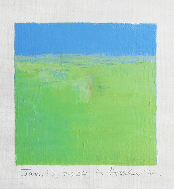 hiroshi matsumoto 9x9 paintings