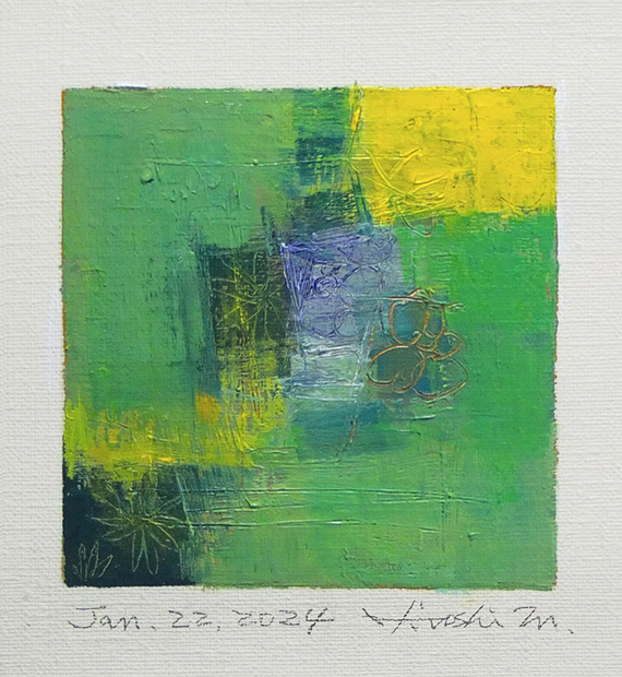 hiroshi matsumoto 9x9 paintings